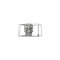 Boucle femme plaquée argent 925 interchangeable, accessoires intemporels.