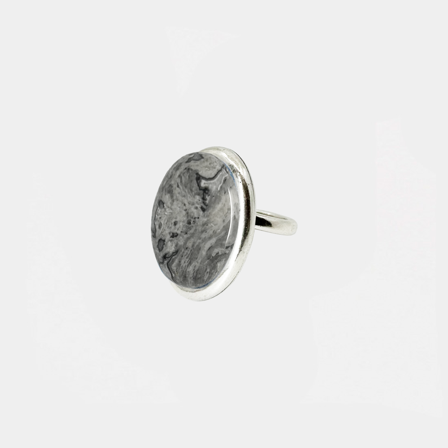 Bague réglable AMES argenté