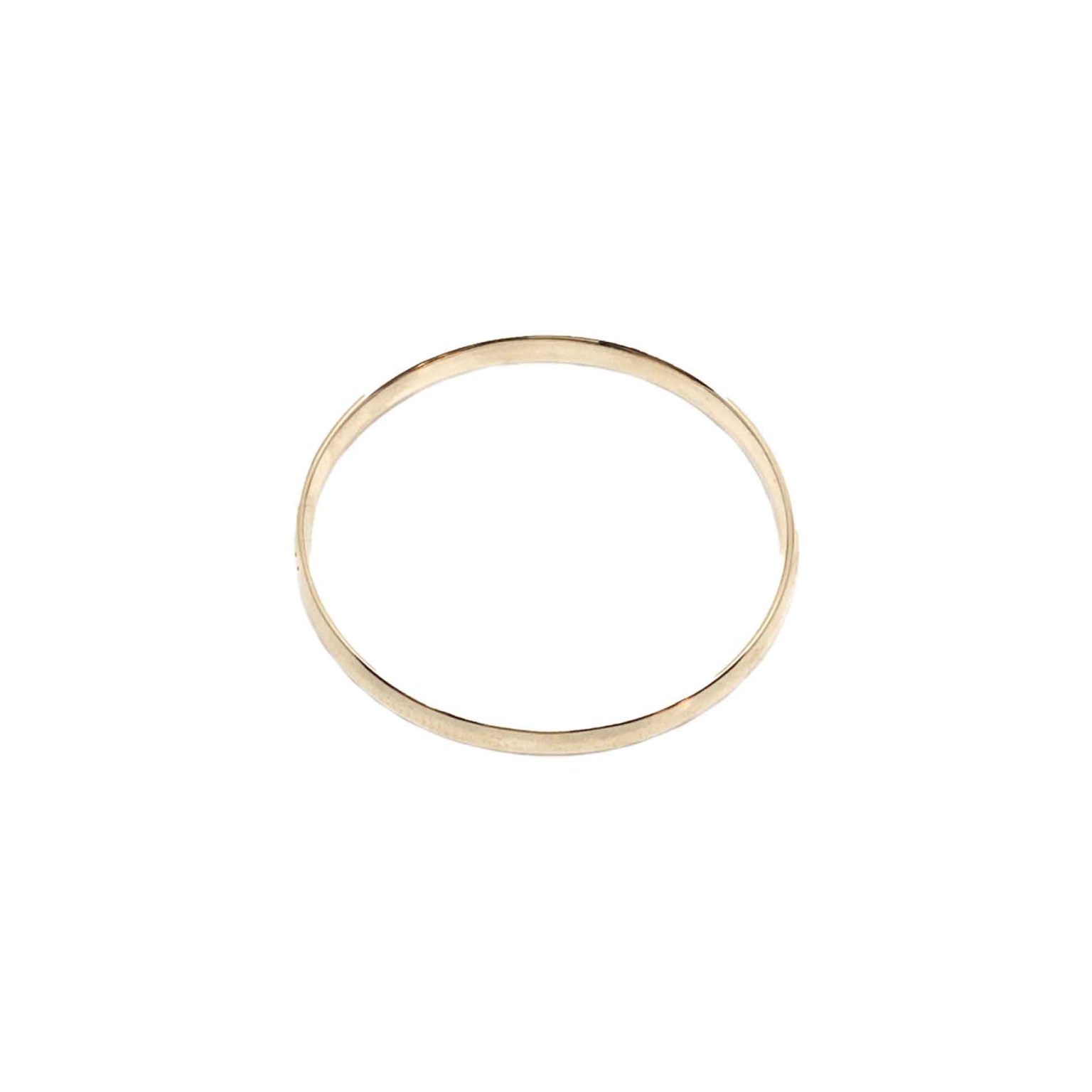Jonc femme en plaqué or 18k, bijoux intemporel.
